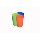 Color Plastic Cup 400ml 2