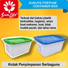 box plastik container fortune 30L dengan roda 4