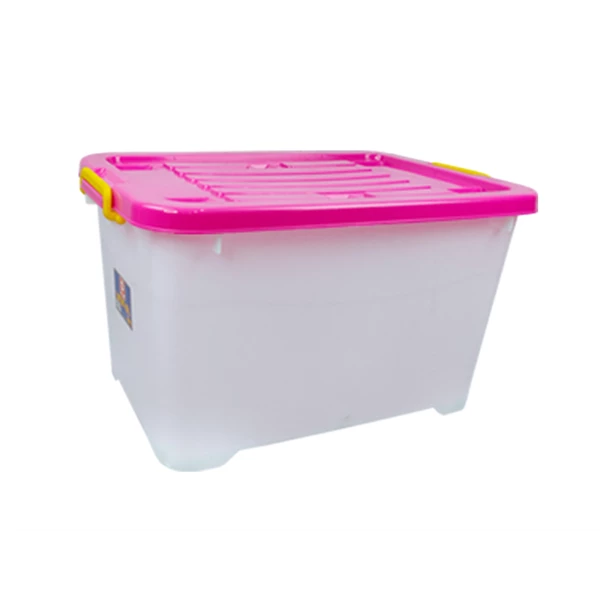 box plastik container 100L dengan roda