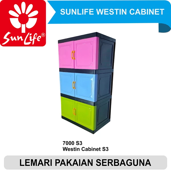 westin plastic cabinet with front handles