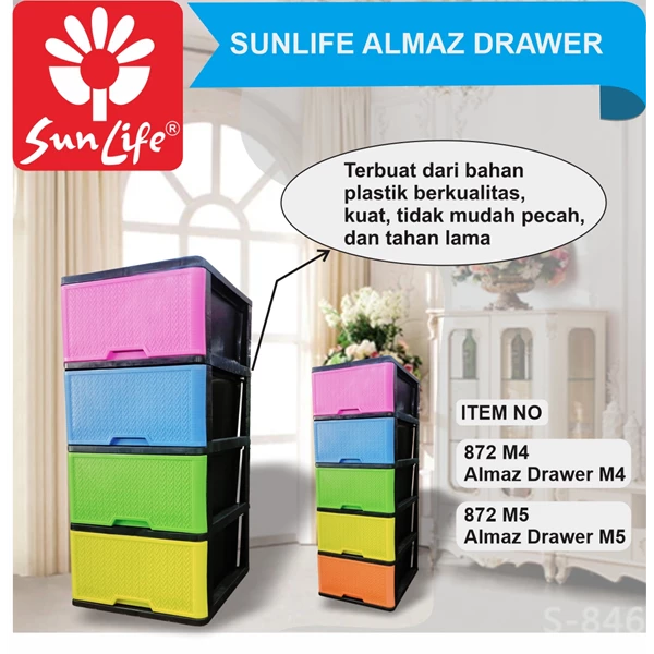 Almaz plastic drawer stack 4 and 5