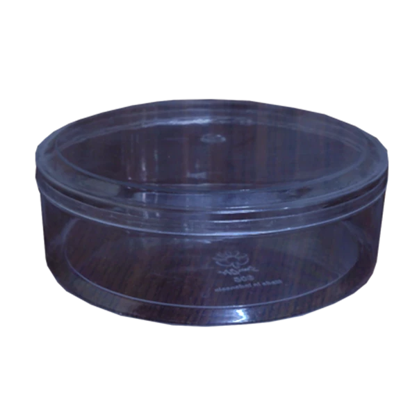 lily glass plastic container